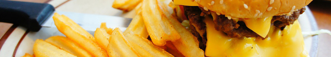 Eating Burger at Pono Burger restaurant in Santa Monica, CA.